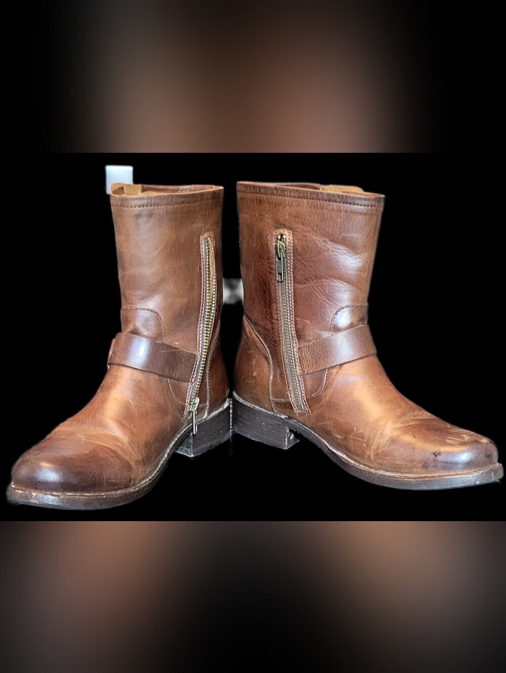 Frye Women's Brown Leather Boots - Picture 2 of 11